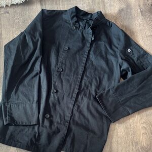 Black Men's Chef Jacket